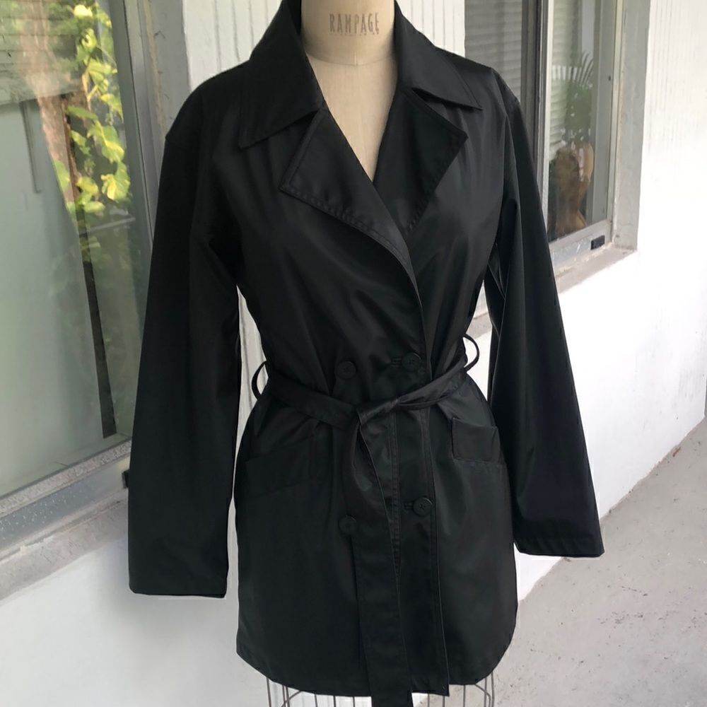 Blue Rose trench coat